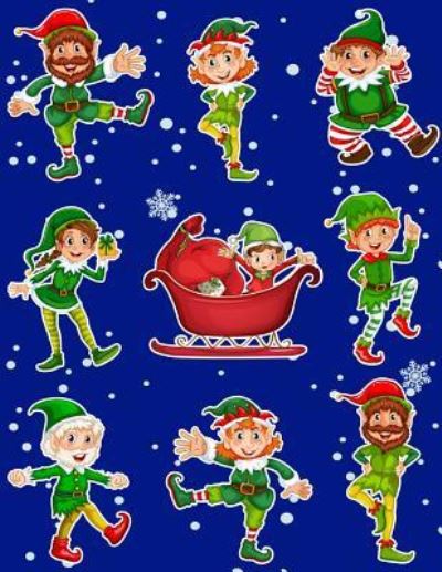 Cover for Fat Dog Journals · Christmas Holiday Sticker Album Dancing Elves (Taschenbuch) (2017)