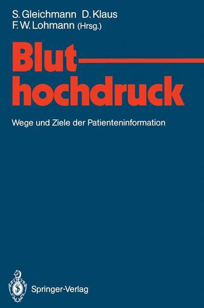 Cover for Sigrid Gleichmann · Bluthochdruck (Paperback Book) (1990)