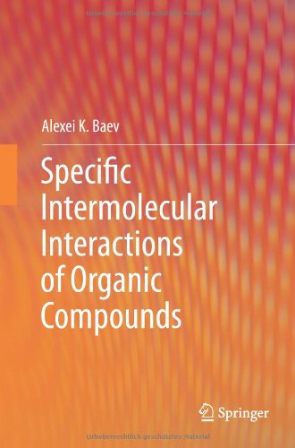 Cover for Alexei K. Baev · Specific Intermolecular Interactions of Organic Compounds (Paperback Book) [2012 edition] (2014)