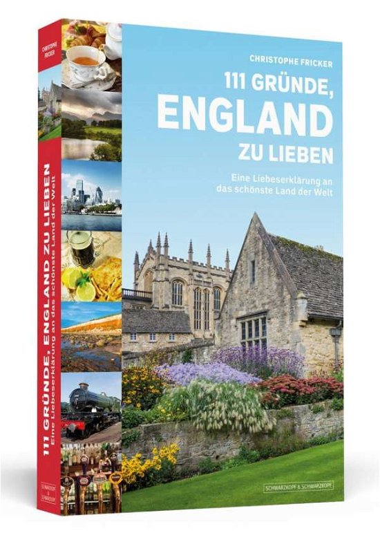 Cover for Fricker · 111 Gründe, England zu lieben (Buch)