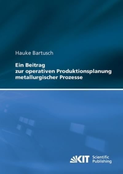 Cover for Bartusch · Ein Beitrag zur operativen Pro (Book) (2014)