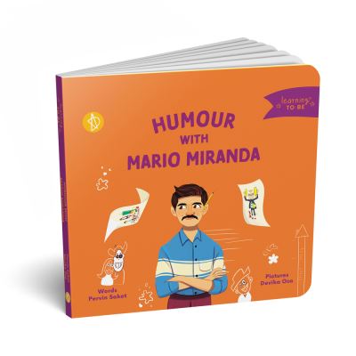 Cover for Pervin Saket · Humour with Mario Miranda (Board book) (2023)