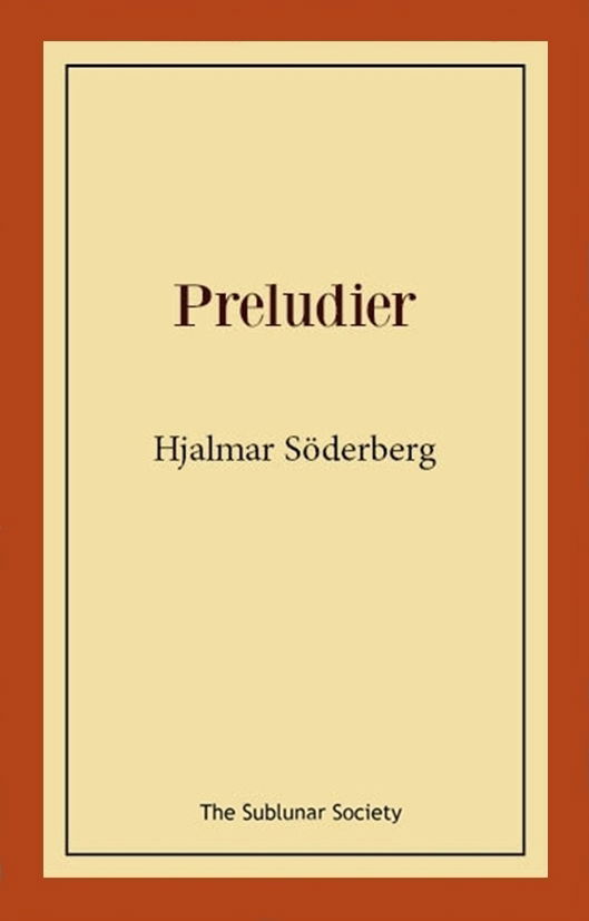 Cover for Hjalmar Söderberg · Preludier (Buch) (2023)