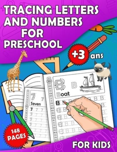 Cover for Zazo Kidoz · Tracing Letters And Numbers For Preschool: Learn To Write Letters And Numbers Workbook For Preschoolers 3-5 Year Old Learning Activities Alphabet Handwriting Practice Children's Activity Book For Pre-K &amp; Kindergarten Boys &amp; Girls (Paperback Book) (2021)