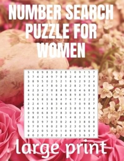 Cover for This Design · Number Search Puzzle for women (Paperback Book) (2021)