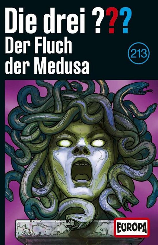 Cover for Die Drei ??? · Die Drei ??? - Folge 213: Der Fluch Der Medusa (Kassett) (2021)