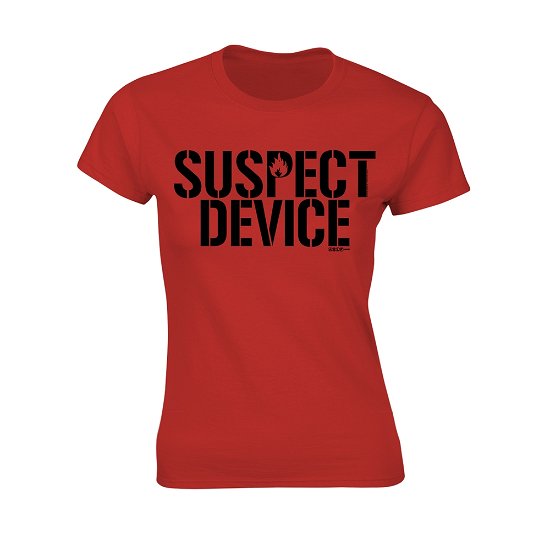Cover for Stiff Little Fingers · Suspect Device (T-shirt) [size S] [Red edition] (2018)