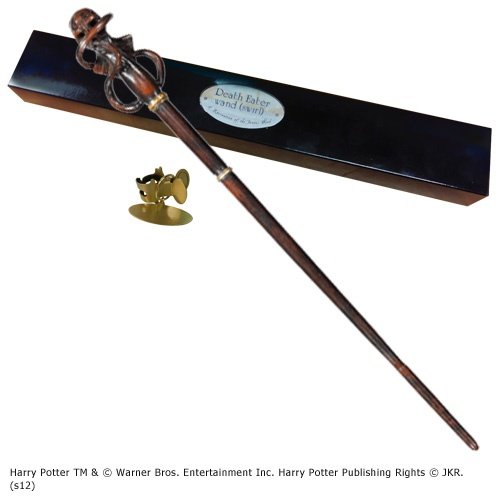 Death Eater wand (swirl) ( NN8223 ) - Harry Potter - Merchandise - The Noble Collection - 0812370014149 - 2020