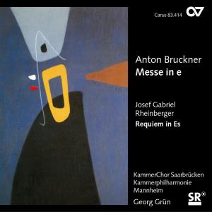 Bruckner / Mass / Rheinberger / Requiem - Saarbrucken Cc / Grun - Musique - CARUS - 4009350834149 - 23 août 2013