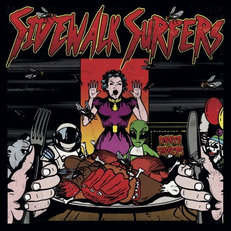 Cover for Sidewalk Surfers · Dinner For Sinners (CD) (2018)