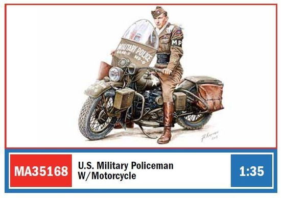 U.s.millitary Policeman W. Motorcycle - MiniArt - Merchandise - Miniarts - 4820183310149 - 