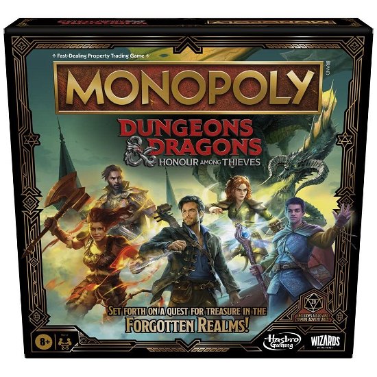 Cover for Hasbro · Monopoly Dungeons and Dragons Movie (Legetøj) (2023)