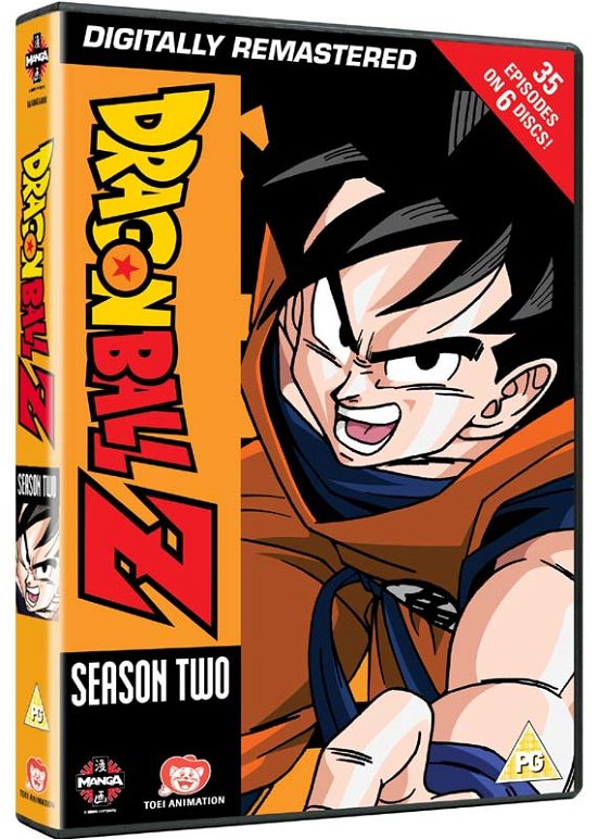 Cover for Dragon Ball Z - Season 2 · Dragon Ball Z Season 2 Episodes 40 to 74 (DVD) (2012)