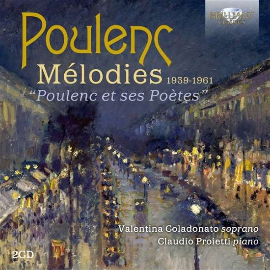 Cover for F. Poulenc · Melodies 1939-1961 (CD) (2019)