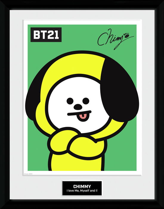 BT21 Chimmy Framed Print 30cm x 40cm - Bt21 - Merchandise - BT21 - 5028486423149 - 11. oktober 2019