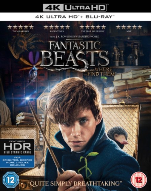 Cover for Fantastic Beasts And Where To Find Them (4K Ultra HD) (2017)