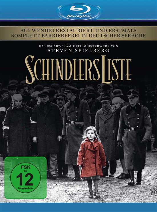 Cover for Liam Neeson,ben Kingsley,ralph Fiennes · Schindlers Liste-remastered (Blu-ray) (2019)