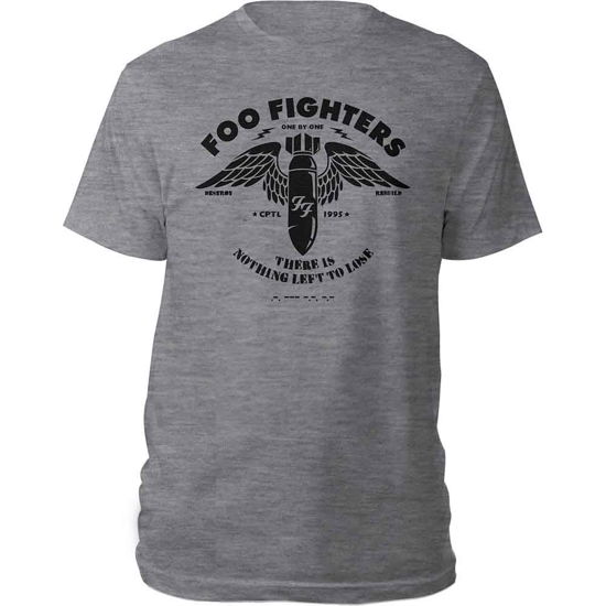 Cover for Foo Fighters · Foo Fighters Unisex T-Shirt: Stencil (T-shirt) [size S] [Grey - Unisex edition] (2018)