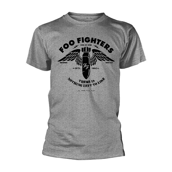 Cover for Foo Fighters · Foo Fighters Unisex T-Shirt: Stencil (T-shirt) [size S] [Grey - Unisex edition] (2018)