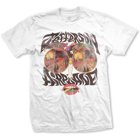Cover for Jefferson Airplane · Jefferson Airplane Unisex T-Shirt: Lips (T-shirt) [size XXL] [White - Unisex edition]