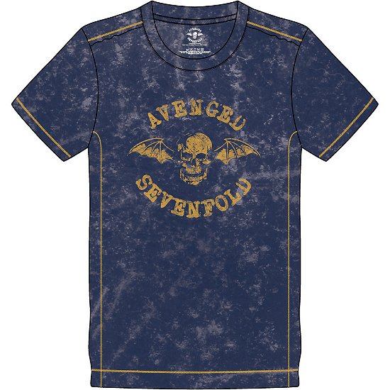 Avenged Sevenfold Unisex T-Shirt: Logo (Wash Collection) - Avenged Sevenfold - Koopwaar -  - 5056368643149 - 