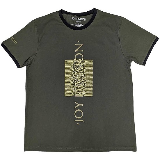 Joy Division Unisex Ringer T-Shirt: Blended Pulse - Joy Division - Marchandise -  - 5056737210149 - 