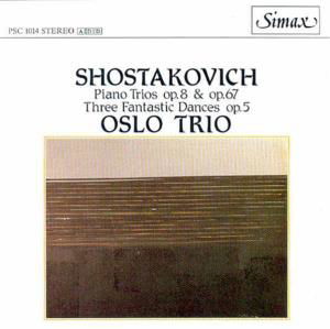 Piano Trios (Oslo Trio, Bratlie) - Shostakovich - Música - SIMAX - 7025560010149 - 10 de noviembre de 2010