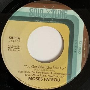 Cover for Moses Patrou · You Get What'cha Paid for / Who's Gonna Save Me (7&quot;) (2021)