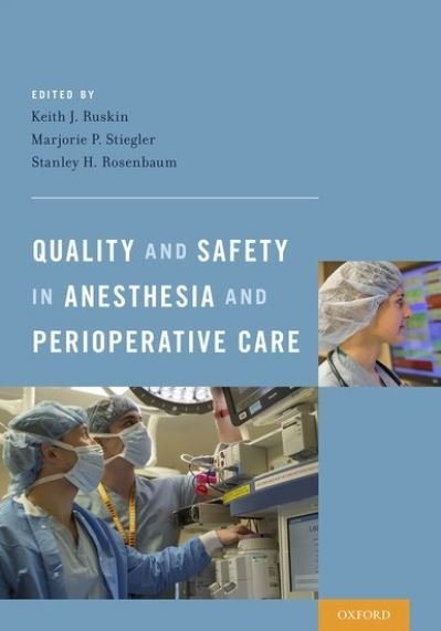 Cover for Quality and Safety in Anesthesia and Pe (Taschenbuch) (2016)