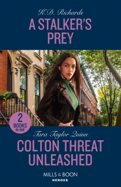 Cover for K.D. Richards · A Stalker's Prey / Colton Threat Unleashed: A Stalker's Prey (West Investigations) / Colton Threat Unleashed (the Coltons of Owl Creek) (Paperback Book) (2024)