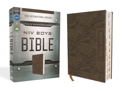 Cover for Zondervan Publishing Company · NIV, Boys' Bible, Leathersoft, Brown Camo, Thumb Indexed Tabs, Comfort Print (Buch) (2023)
