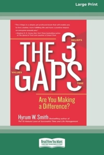 Cover for Hyrum W Smith · The 3 Gaps (Paperback Bog) (2016)
