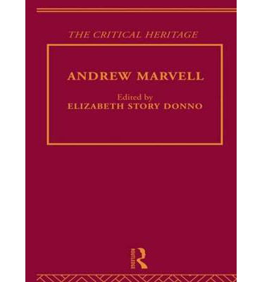 Cover for Andrew Marvell · Andrew Marvell: The Critical Heritage (Hardcover Book) (1995)