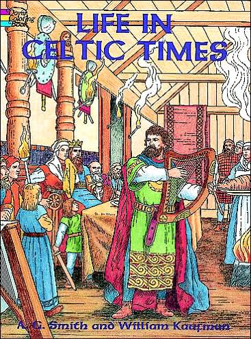 Cover for William Kaufman · Life in Celtic Times - Dover History Coloring Book (Pocketbok) (2000)