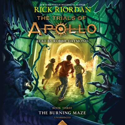 Cover for Rick Riordan · The burning maze (N/A) [Unabridged. edition] (2018)