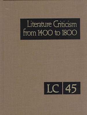 Cover for Jelena Krostovic · Literature Criticism from 1400 to 1800 (Hardcover bog) (1998)