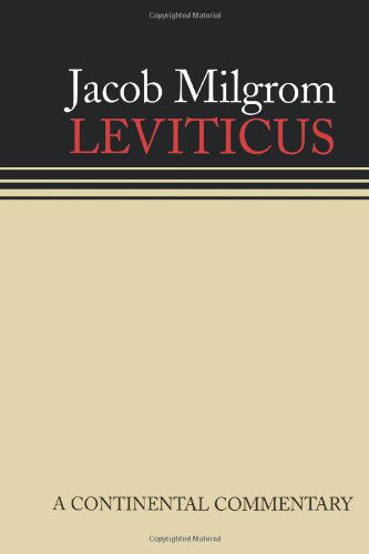 Cover for Milgrom · Continental Commentaries Leviticus (Hardcover Book) [First edition] (2004)