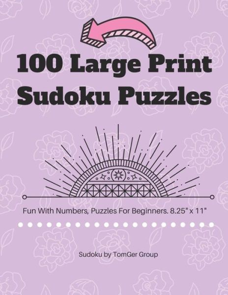 Cover for Sudoku by TomGer Group · 100 Large Print Sudoku Puzzles (Paperback Book) (2019)