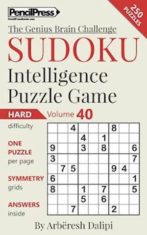 Sudoku Puzzle Books Volume 40. Hard. Sudoku Intelligence Puzzle Game - Arbëresh Dalipi - Books - CreateSpace Independent Publishing Platf - 9781541227149 - December 26, 2016