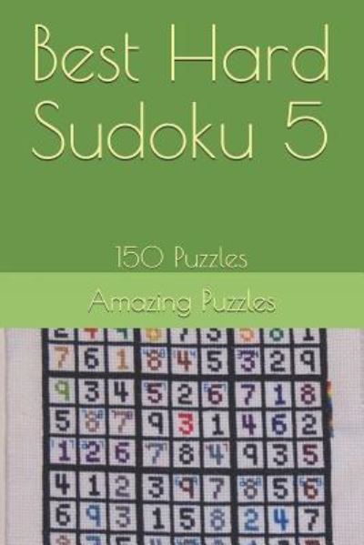 Cover for Amazing Puzzles · Best Hard Sudoku 5 (Paperback Book) (2018)