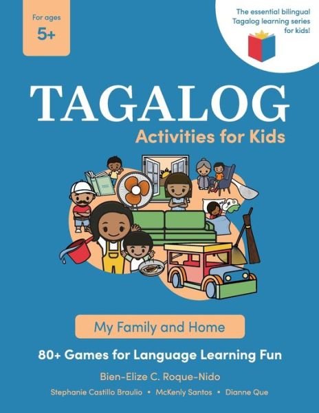 Cover for Wonderbred Press · Tagalog Activities for Kids - My Family and Home (Paperback Book) (2023)