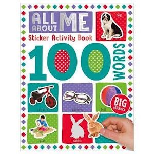 Cover for Make Believe Ideas · 100 Words All About Me Words Sticker Activity Book - 100 Sticker Activity (Taschenbuch) (2020)
