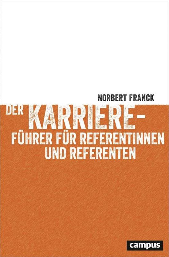 Cover for Franck · Franck:der Karriereführer Für Referenti (Bog)