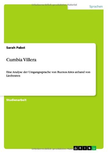 Cover for Pabst · Cumbia Villera (Bog) [German edition] (2010)