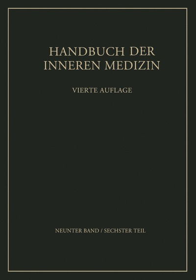 Cover for L. Mohr · Krankheiten der Gefasse - Handbuch der inneren Medizin (Paperback Book) (1960)