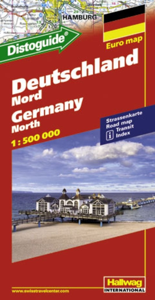 Cover for Rand Mcnally · Germany North w/Distoguide (Buch) [Folde ud bog] (2001)
