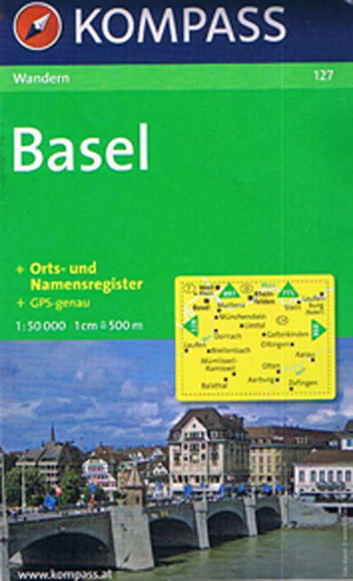 Cover for Mair-Dumont / Kompass · Kompass wanderkarte: Basel (Hardcover Book)