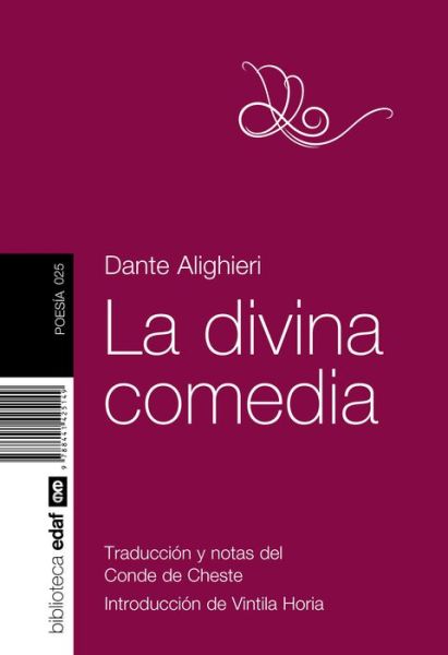 Cover for Dante Alighieri · La Divina Comedia (Hardcover Book) (2015)