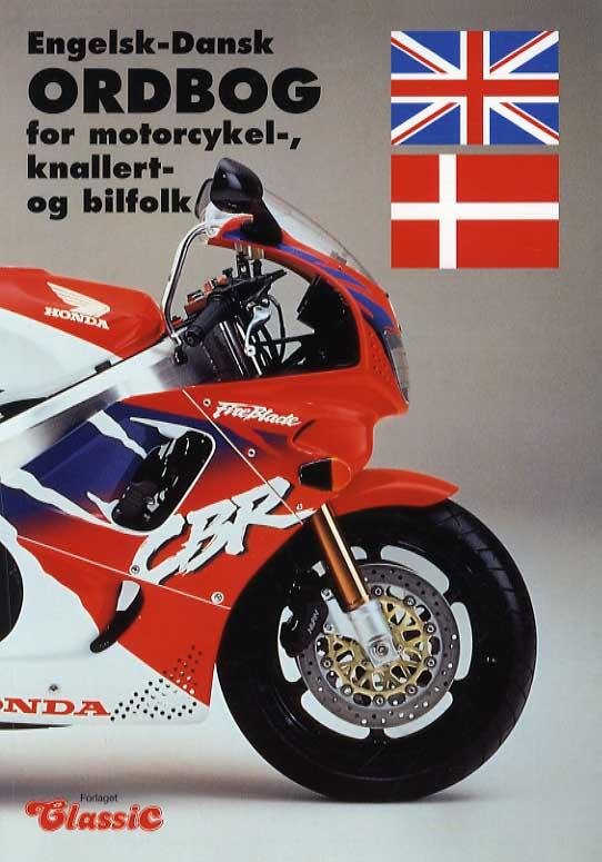 Cover for Villy Poulsen · Engelsk-Dansk Ordbog for motorcykel, knallert- og bilfolk (Sewn Spine Book) [1.º edición] (1995)
