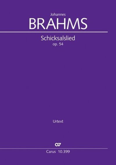 Cover for Brahms · Brahms:schicksalslied, Partitur (Bog)